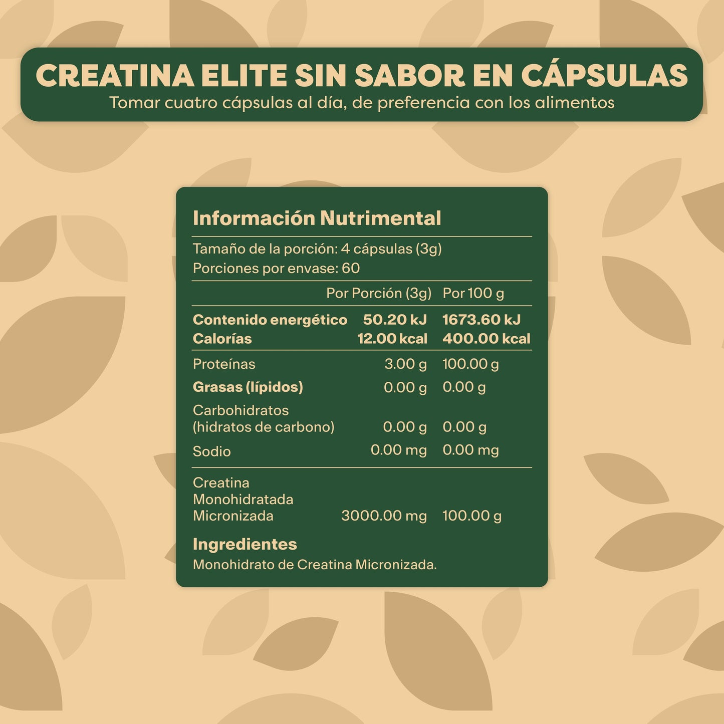 KIT CREATINAS ELITE | CREATINA MONOHIDRATADA ELITE POLVO SABOR NATURAL, CREATINA MONOHIDRATADA ELITE POLVO SABOR FRAMBUESA, CREATINA MONOHIDRATADA ELITE CÁPSULA | KIT CREATINAS ELITE