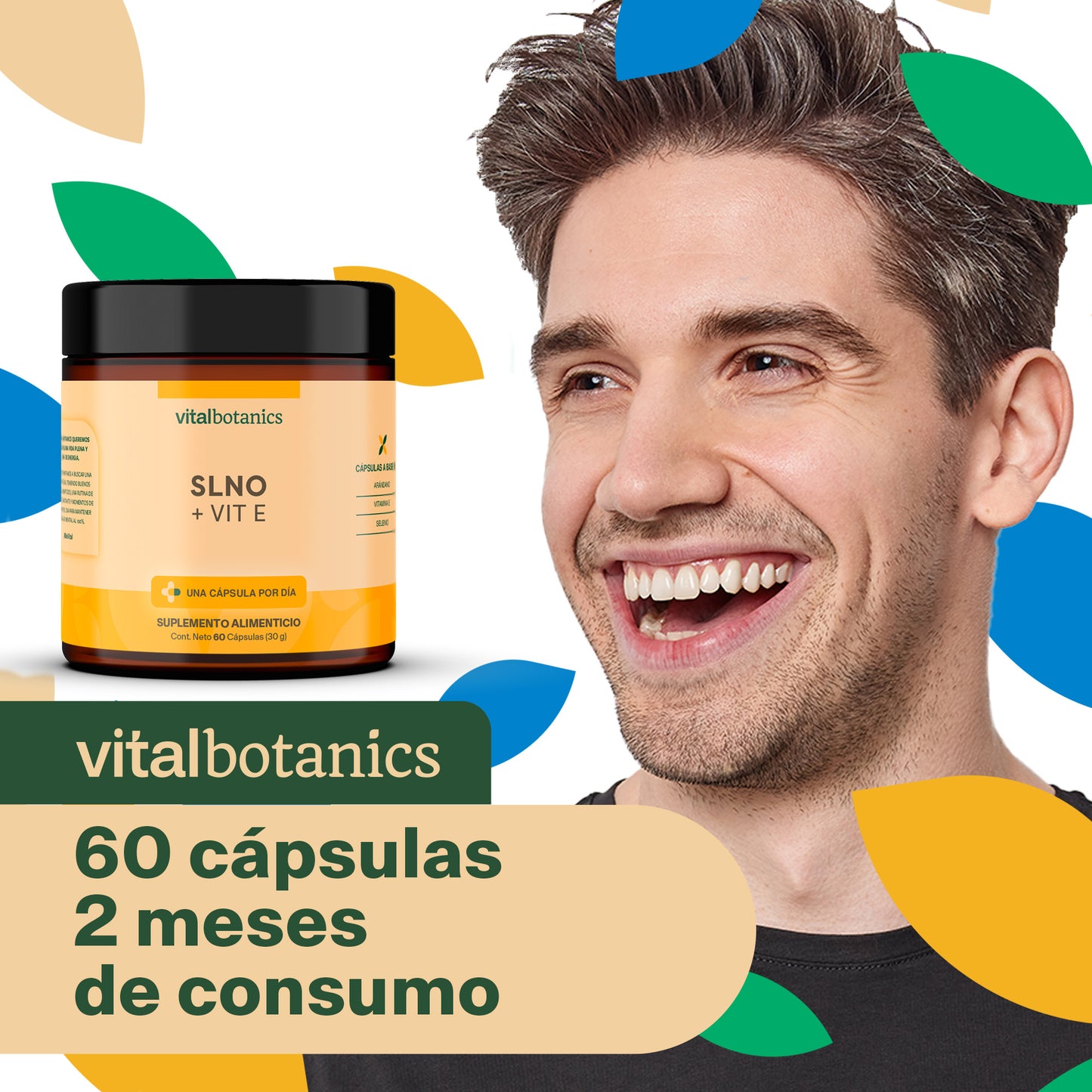 SLNO + VIT E | Vitamina E, Selenio y Arándano