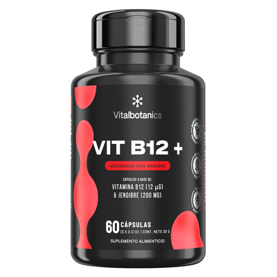 Vit B12+ | Vitamina B12 con Jengibre - VitalBotanics