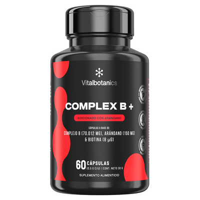 Complex B+ | Complejo B con Biotina y Arándano Azul - VitalBotanics