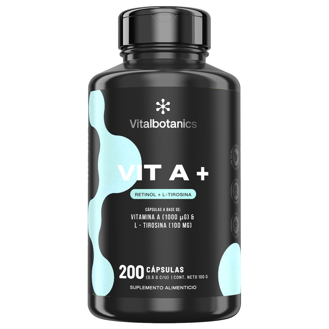 Vit A+ | L-Tirosina con Vitamina A - Más enfoque