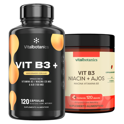 Vit B3+ | Vitamina B3 Niacina con Ajo
