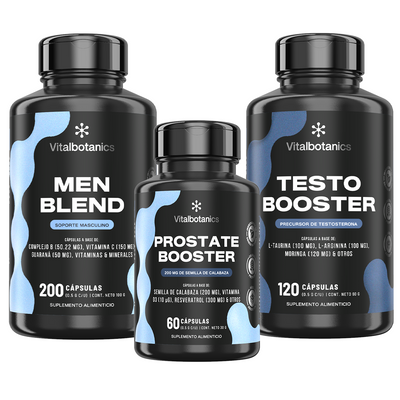 Kit Men 40+ Vitalbotanics – suplementos masculinos para hombres mayores de 40
