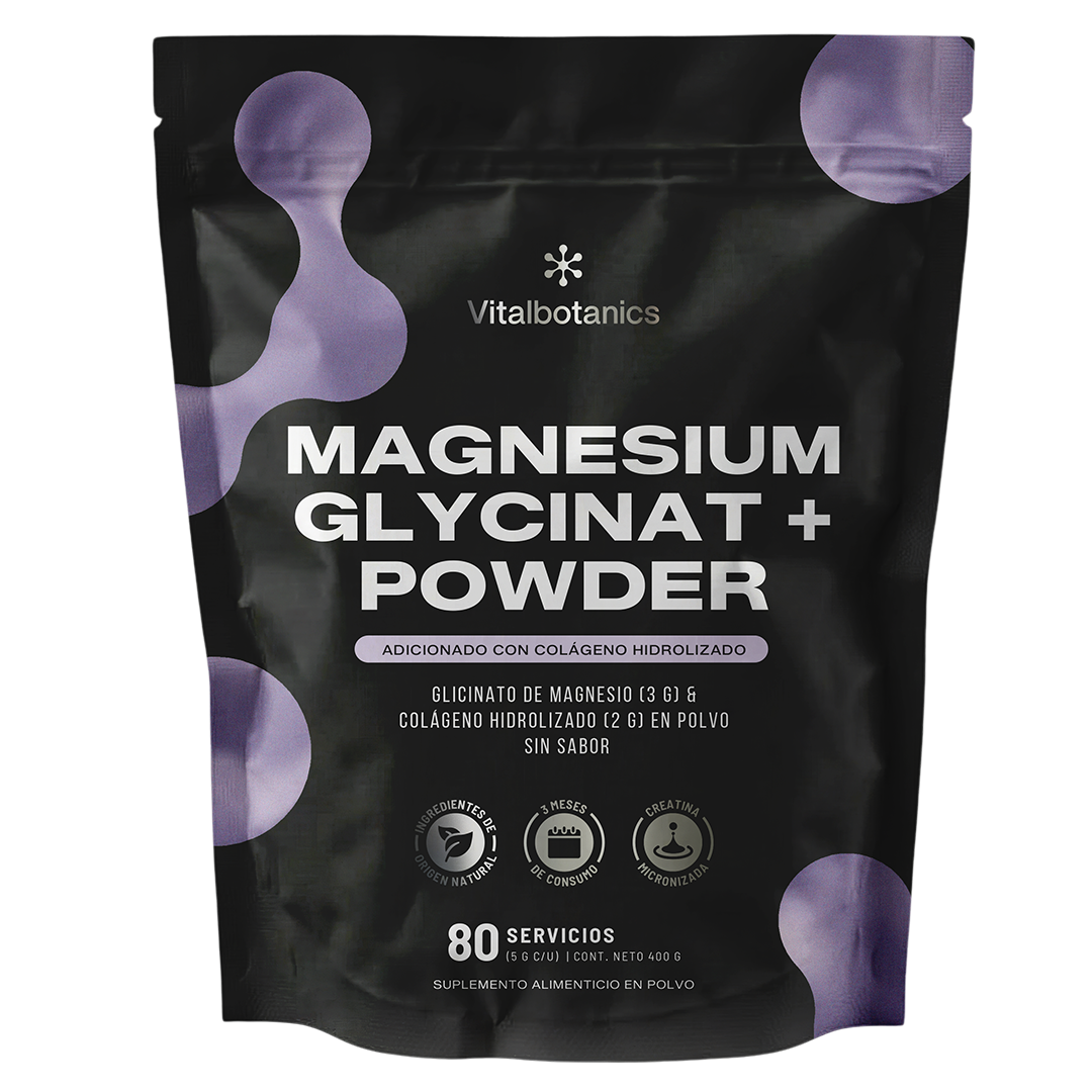 Magnesium Glycinate+ Powder | Glicinato de Magnesio con Colágeno