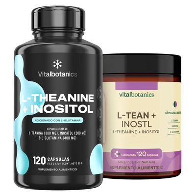 L-Teanina + Inositol | con L-Glutamina en Cápsulas