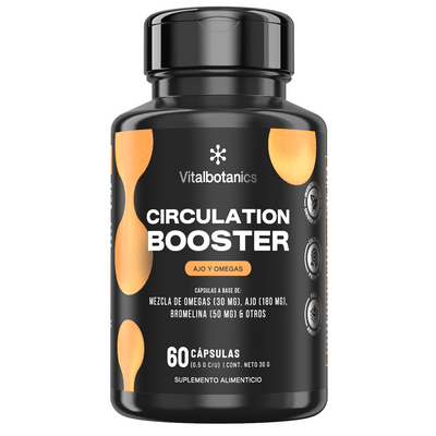 Circulation Booster | Ajo con Omega 3 y Cúrcuma - VitalBotanics