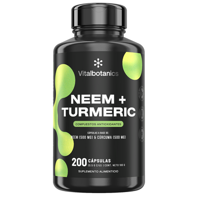Neem + Turmeric | Cúrcuma con Neem - VitalBotanics