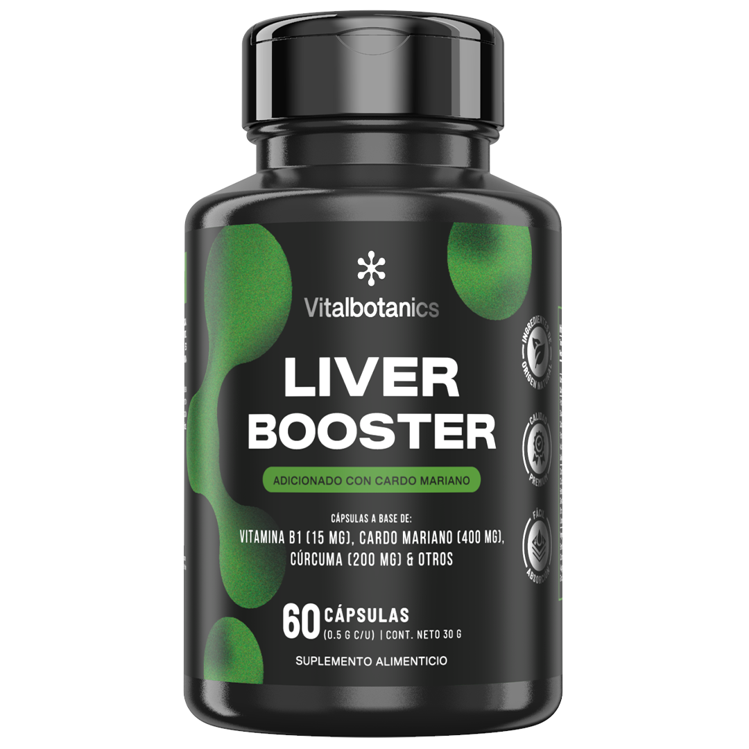 Liver Booster | Cardo Mariano con Betabel y Diente de León - Detox Hepático