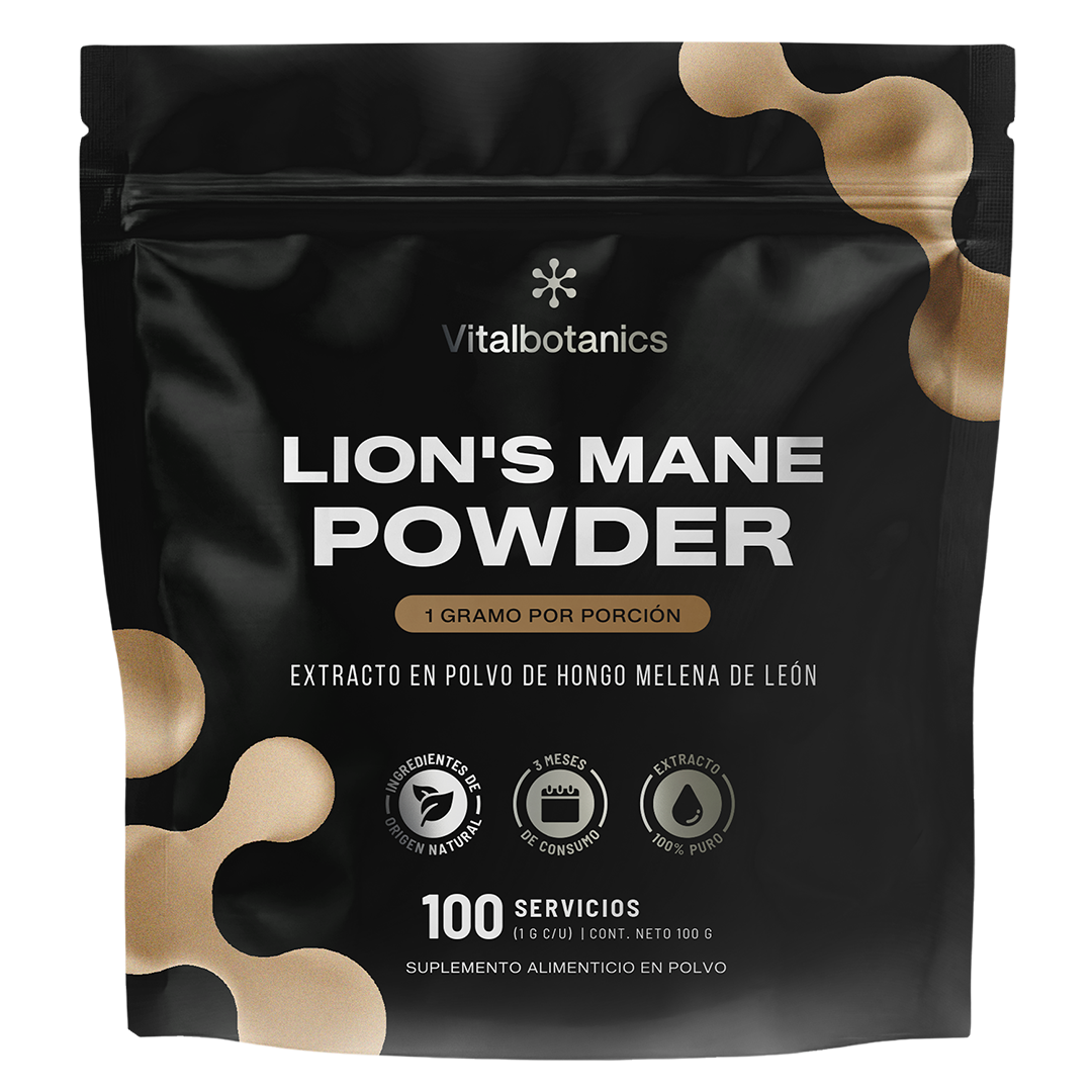 Lion's Mane Powder | Extracto Puro de Melena de León - 100 g en Polvo