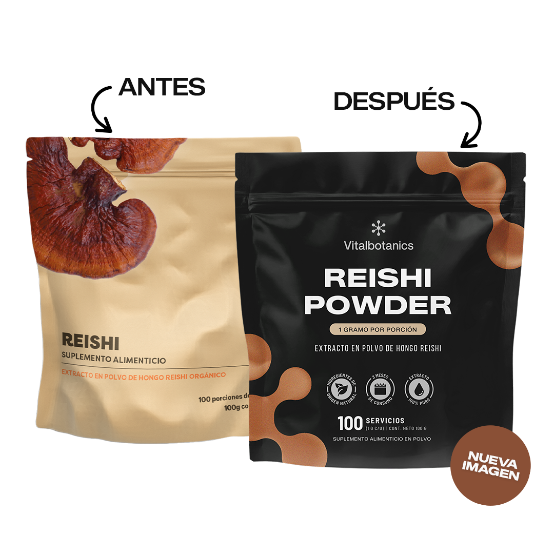 Reishi Powder | Hongo Adaptógeno Ganoderma Lucidum en Polvo