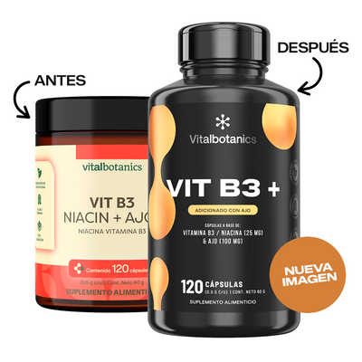 Vit B3+ | Vitamina B3 Niacina con Ajo