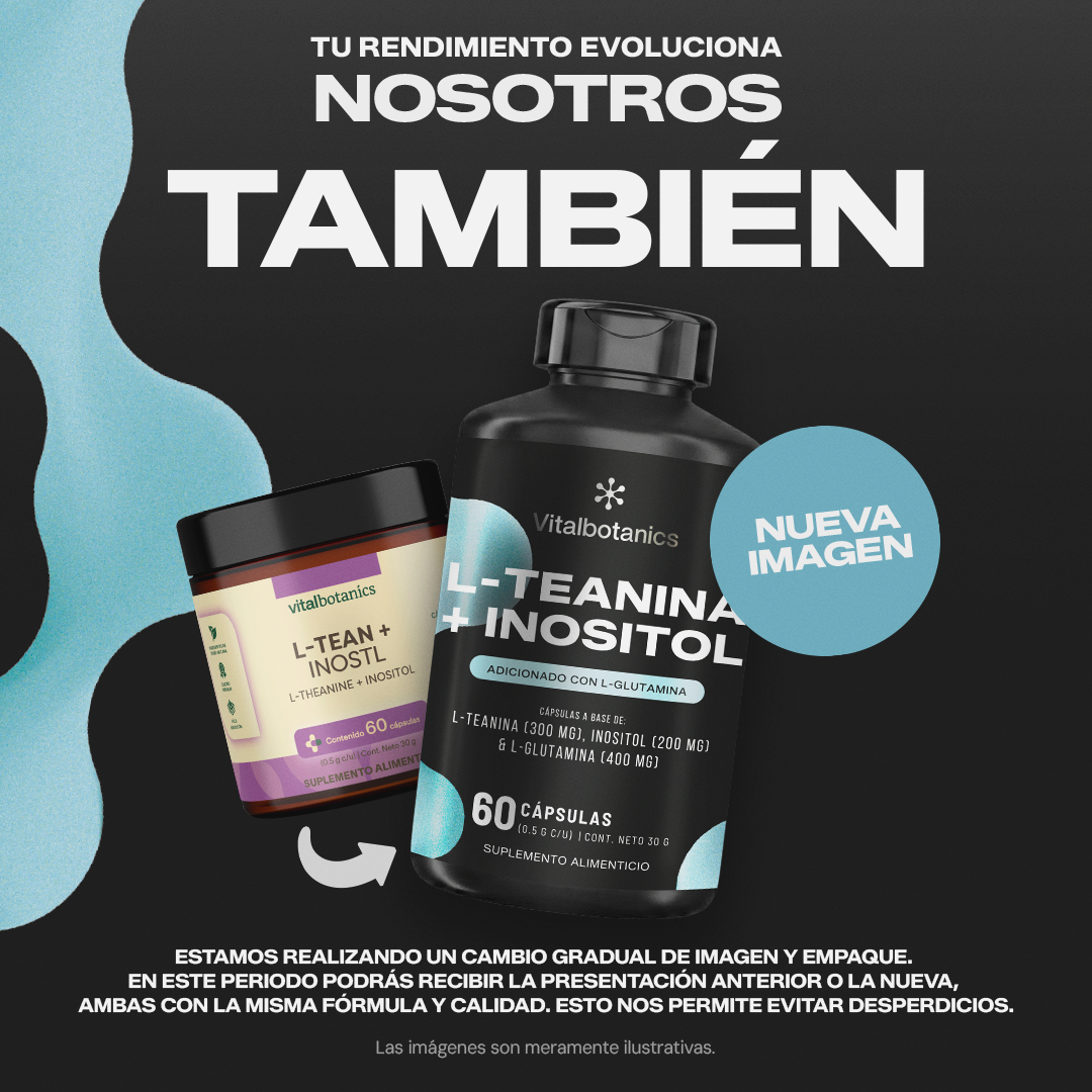 L-Teanine + Inositol | L-Teanina con Inositol y L-Glutamina