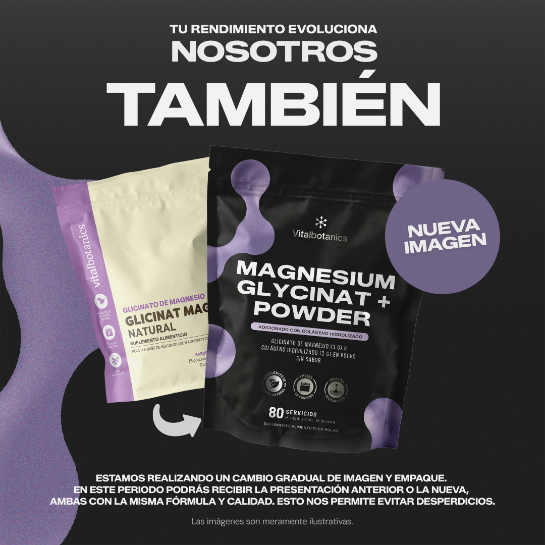 Magnesium Glycinate+ Powder | Glicinato de Magnesio con Colágeno