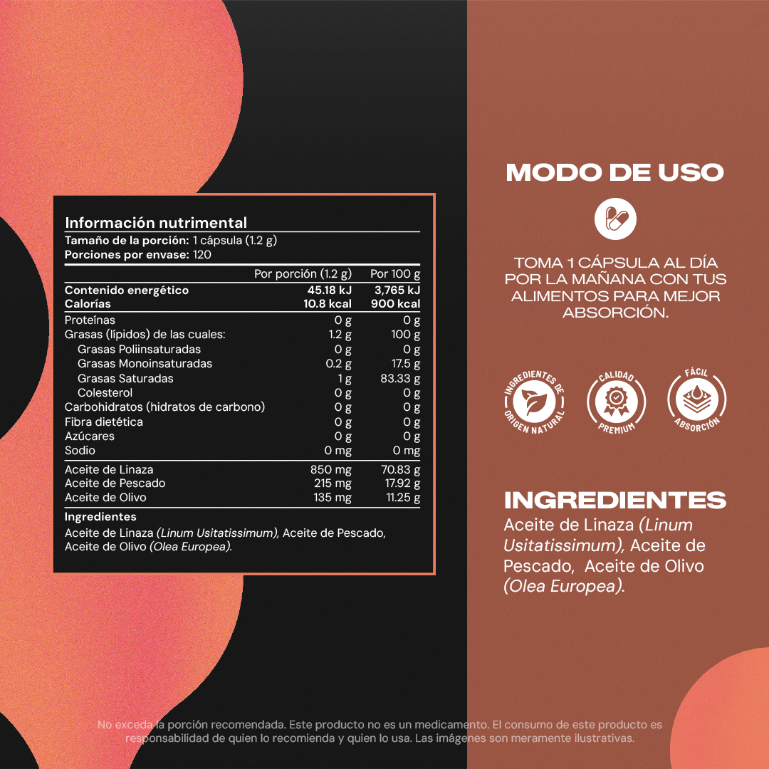 Omega Mix | Omega 3, 6 y 9