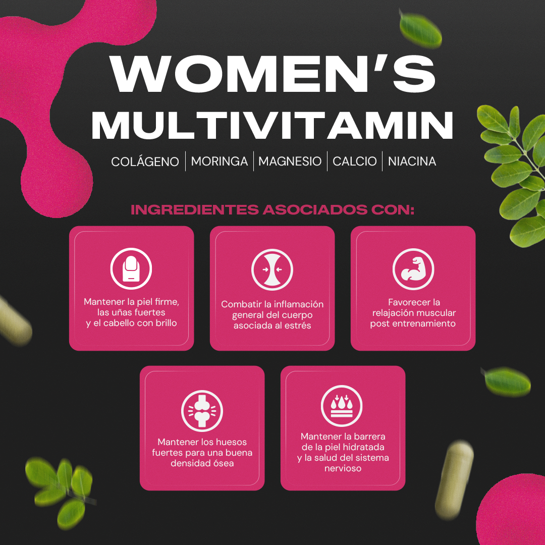 Women's Multivitaminin | Multivitamínico Femenino en Cápsulas