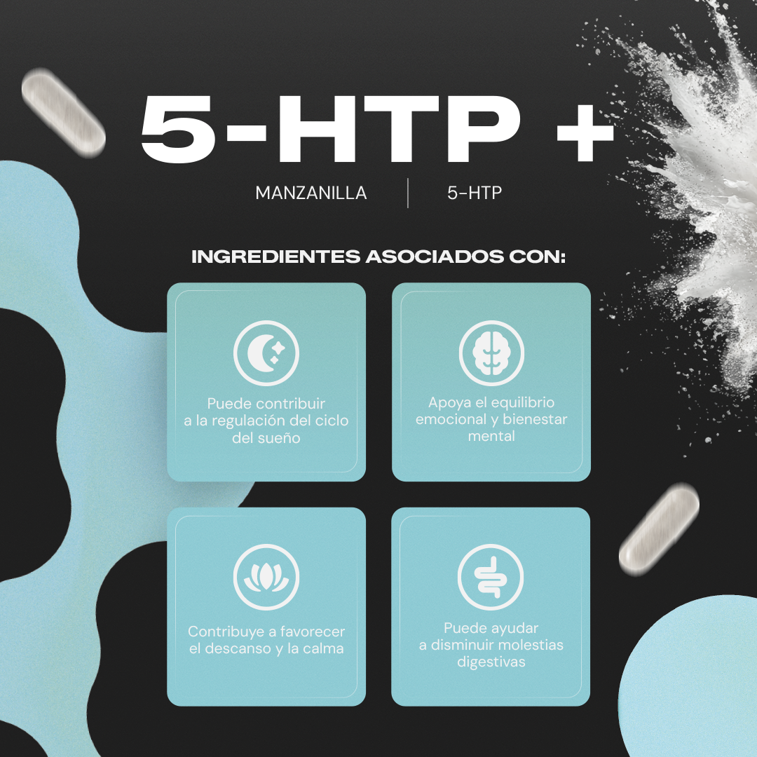 5HTP+ | 5-HTP con Manzanilla - Precursor de Serotonina