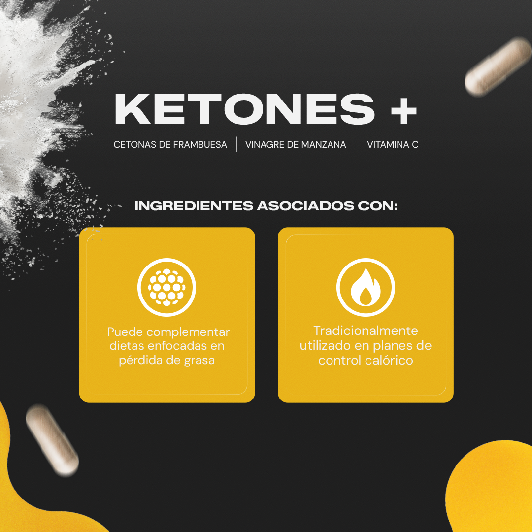 Ketone+ | Cetonas de Frambuesa con Vinagre de Manzana - Control de Peso