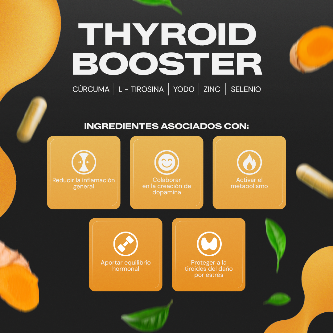 Estilo de vida con Thyroid Booster 120c Vitalbotanics – bienestar natural diario