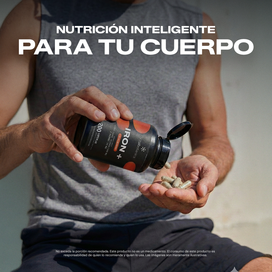 Ingredientes de Iron+ – Hierro, Vitamina C y Jengibre de origen natural
