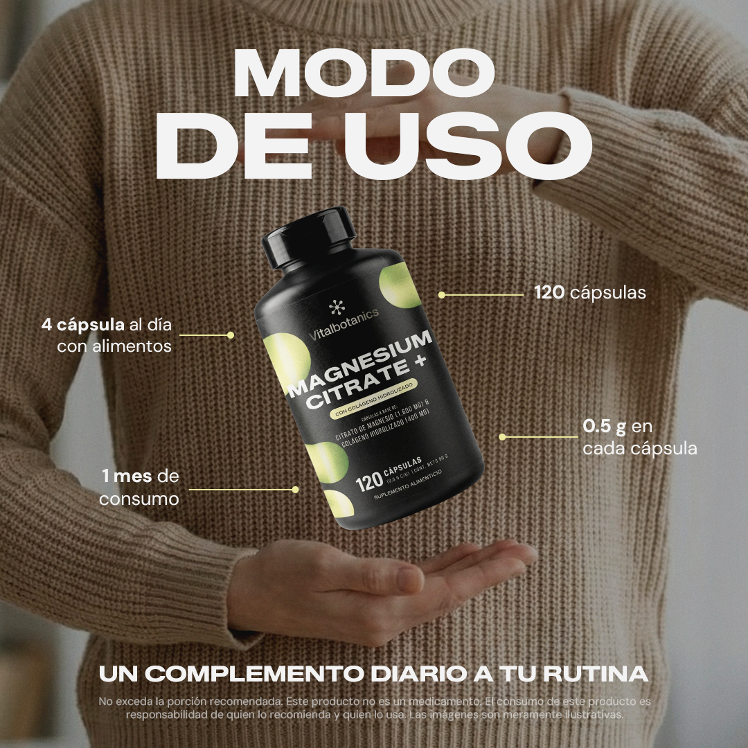 Bundle Magnesium Citrate+ Vitalbotanics – combina con otros suplementos y ahorra