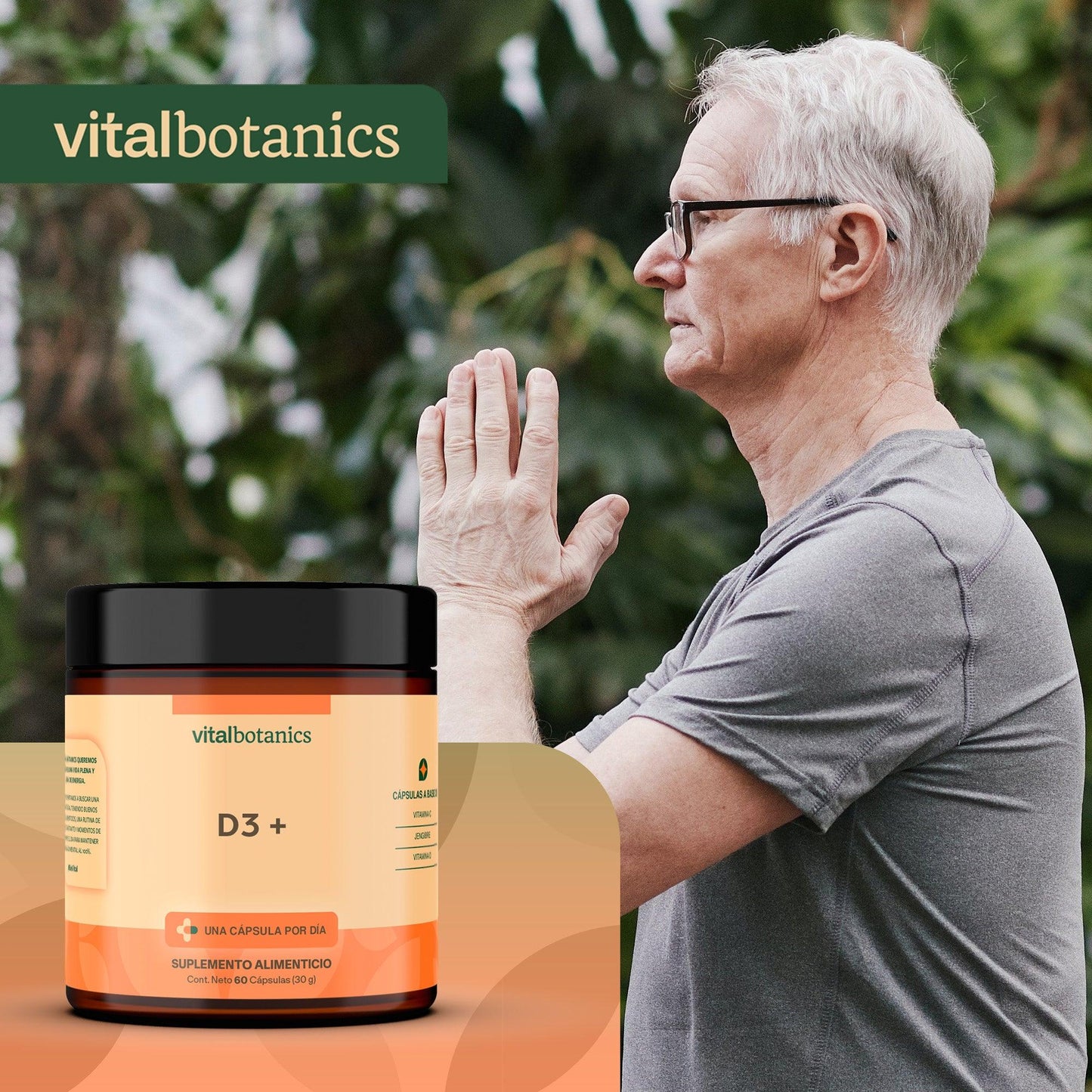 COMPLEJO VITAMINA C + D + JENGIBRE | Vitamina C, Vitamina D, Jengibre | D3 +