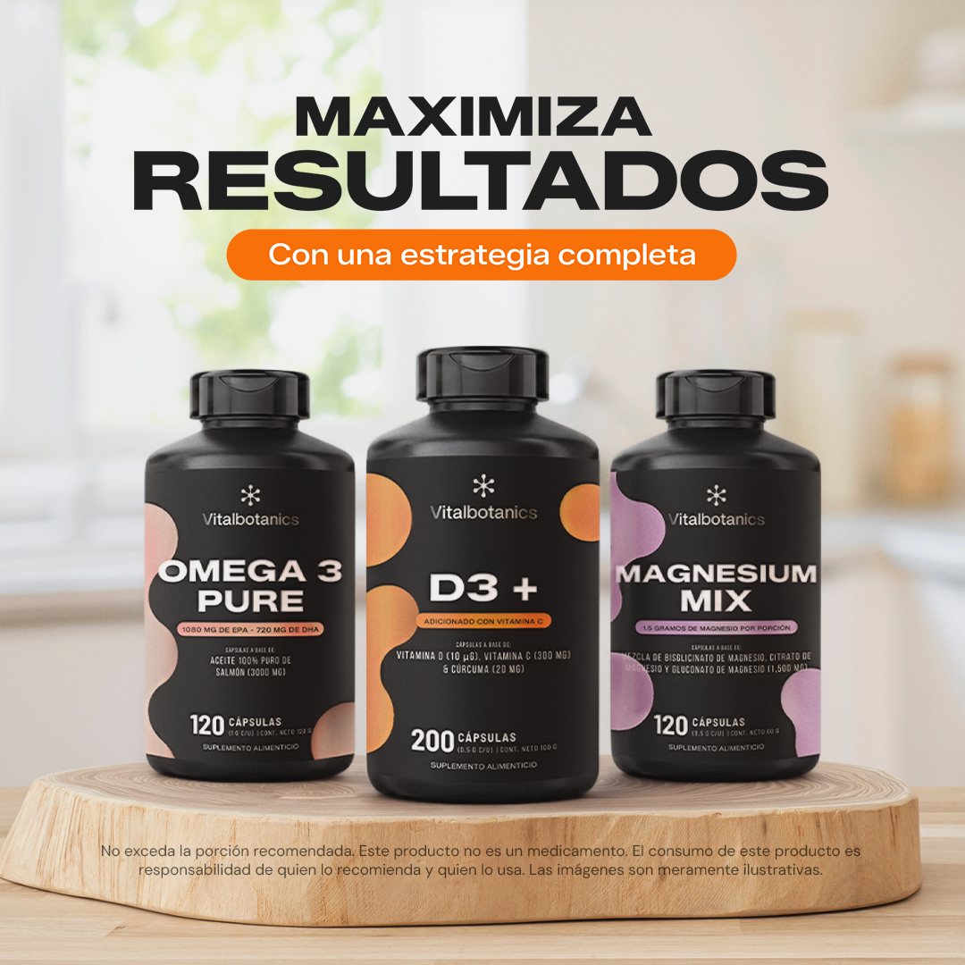Bundle D3+ Vitalbotanics – combina con otros suplementos y ahorra