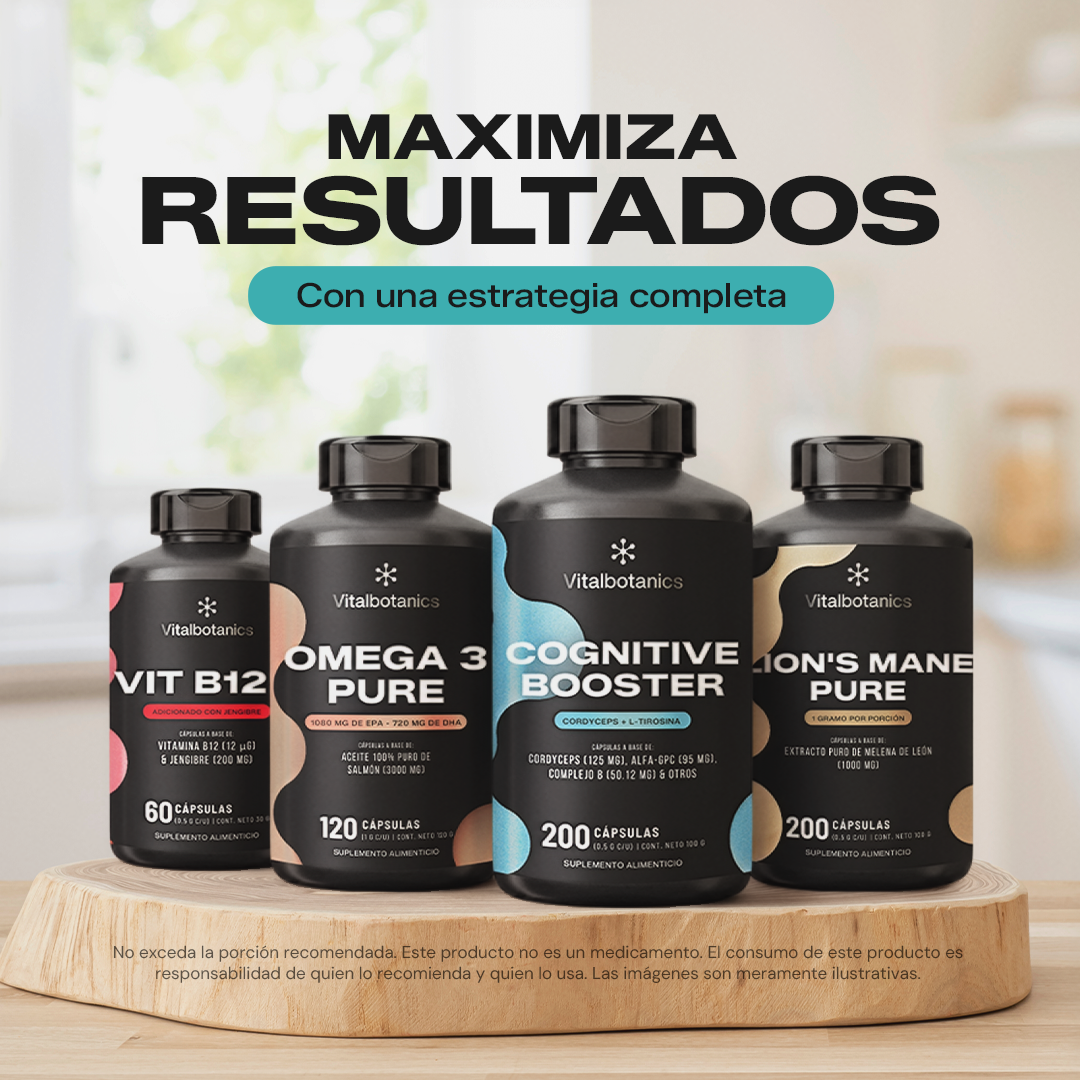Bundle Cognitive Booster Vitalbotanics – combina con otros suplementos cognitivos y ahorra