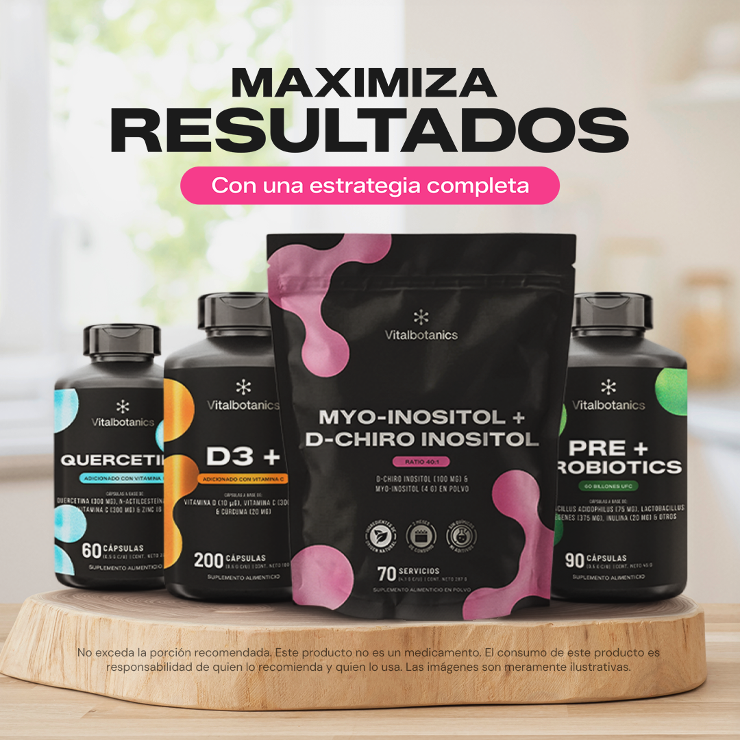 Myo+ | Myo-Inositol y D-Chiro Inositol Ratio 40:1 en Polvo