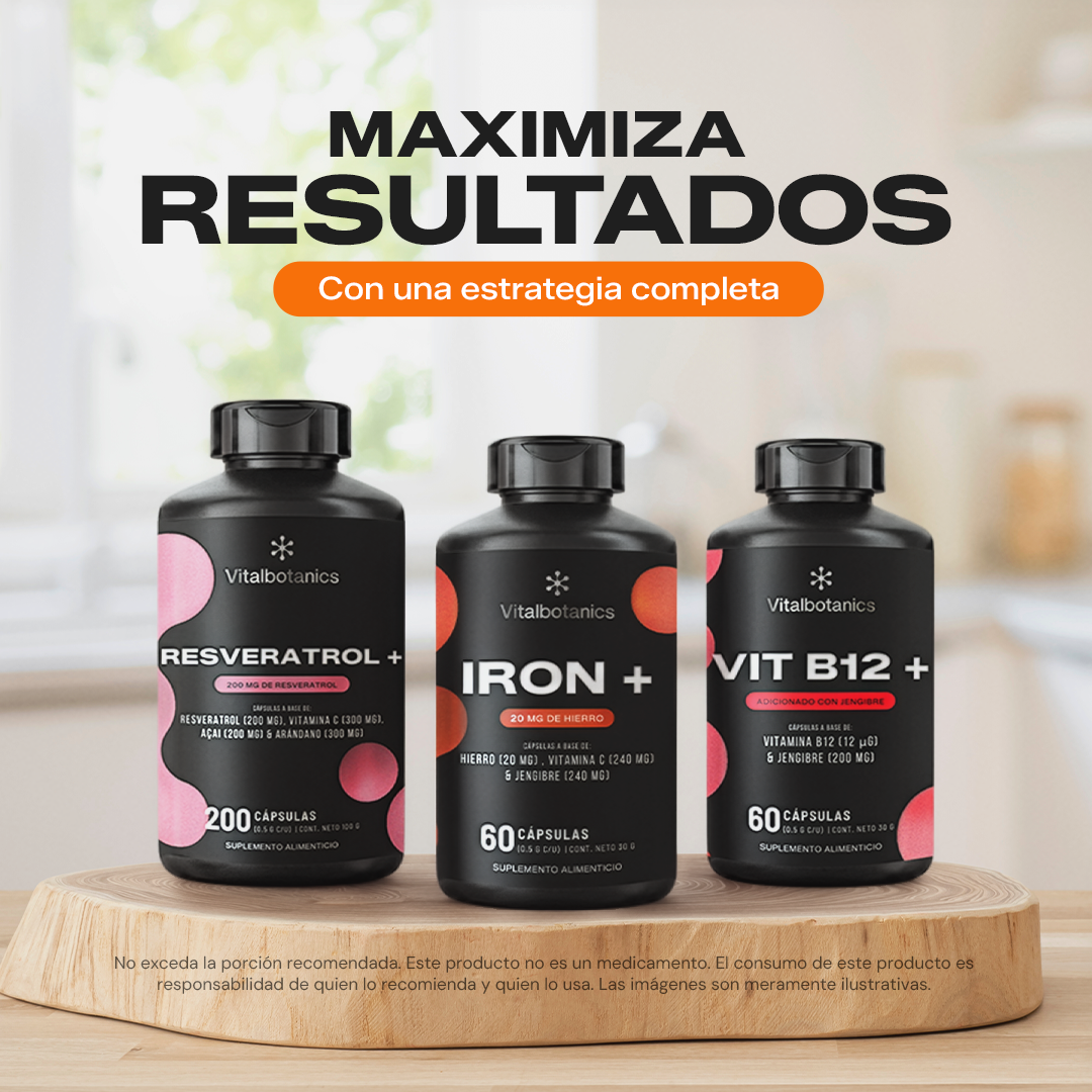 Bundle Iron+ Vitalbotanics – combina con otros suplementos y ahorra