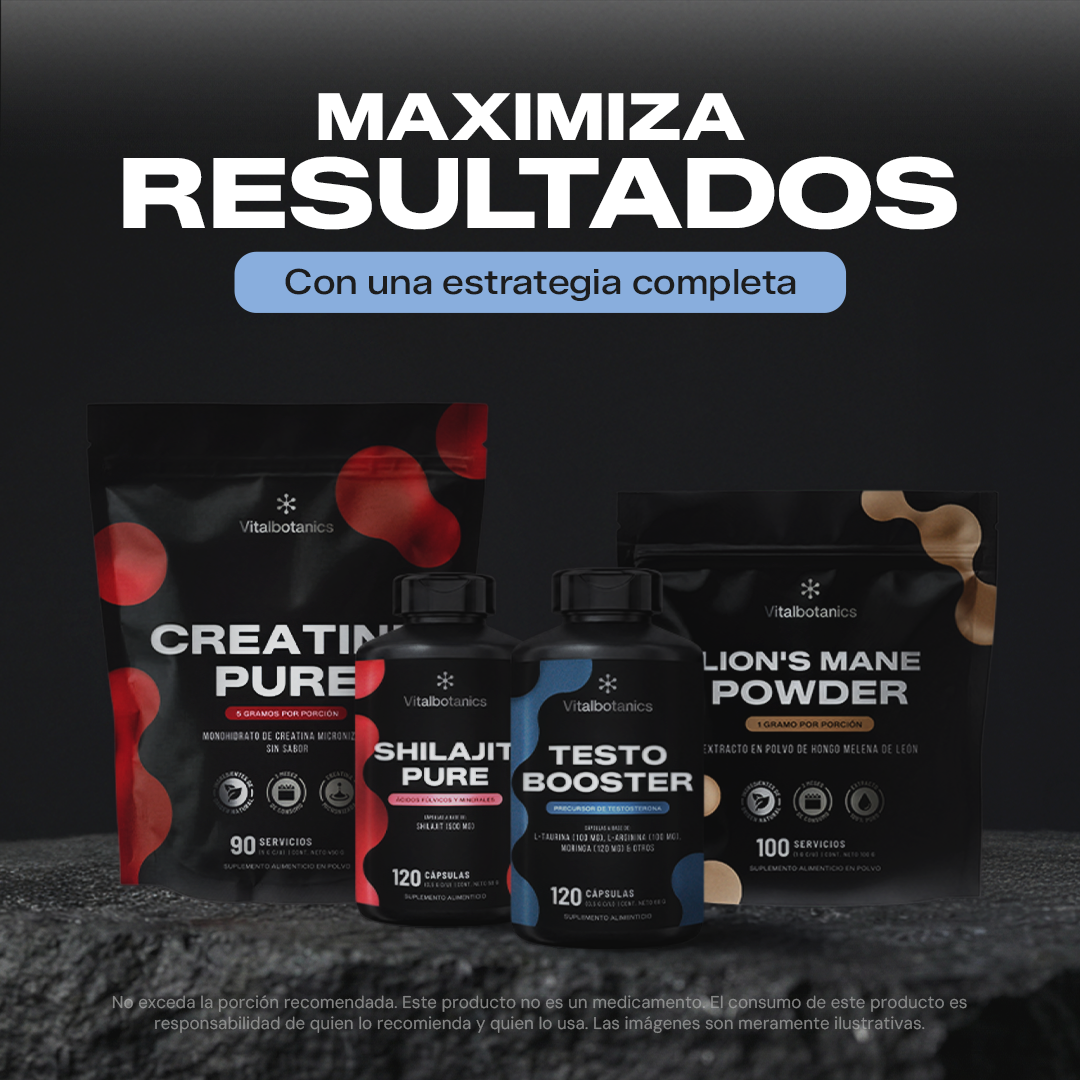 Bundle Testo Booster 120c Vitalbotanics – combina con Testo Booster Black y ahorra