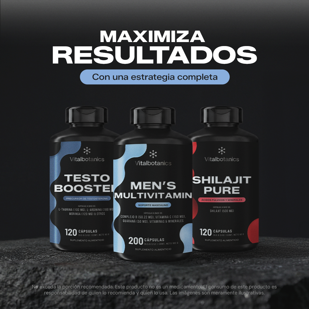 Men's Multivitamin | Creatina, Guaraná, Zinc y Vitaminas B en Cápsulas
