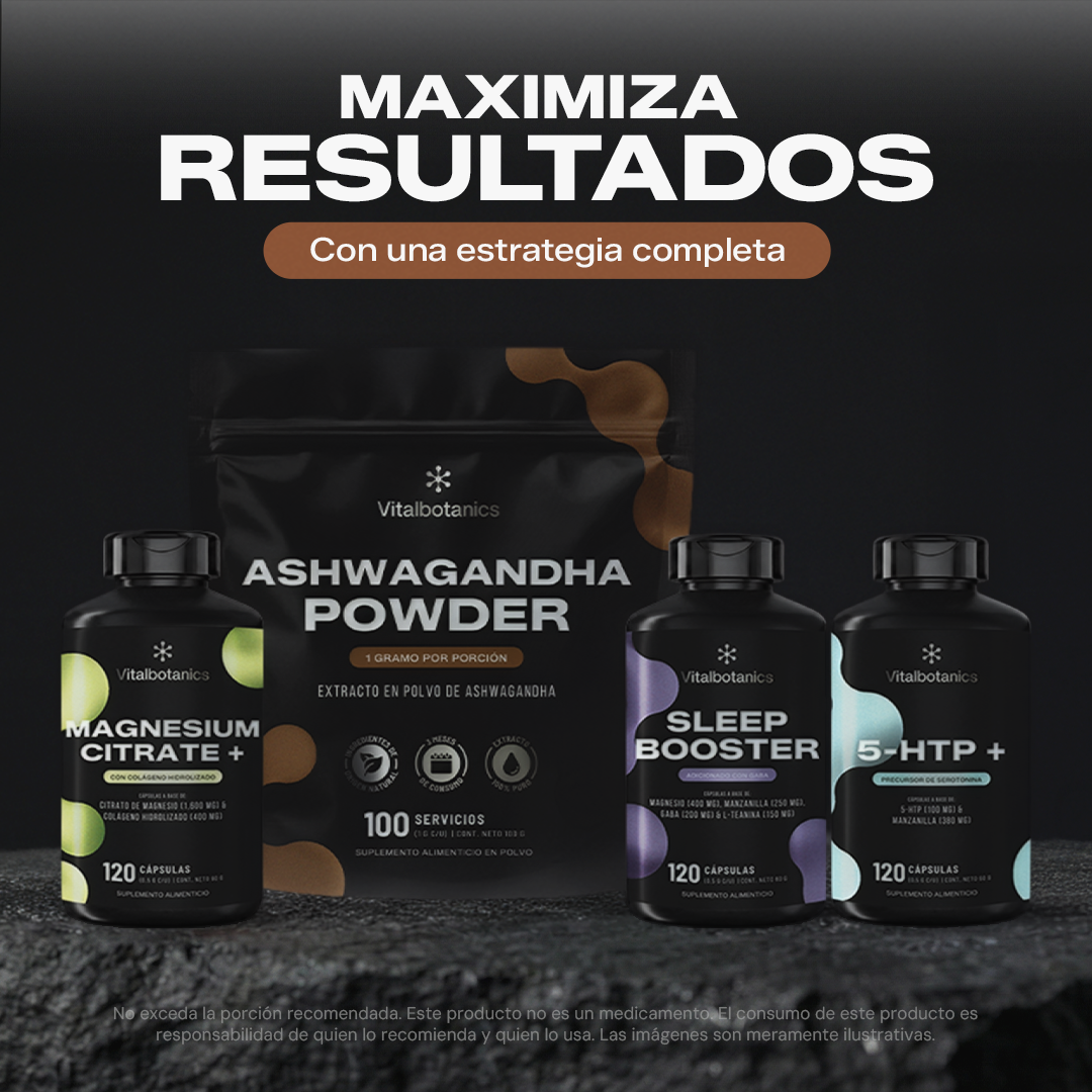 Bundle Ashwagandha Powder Vitalbotanics – combina con otros adaptógenos y ahorra
