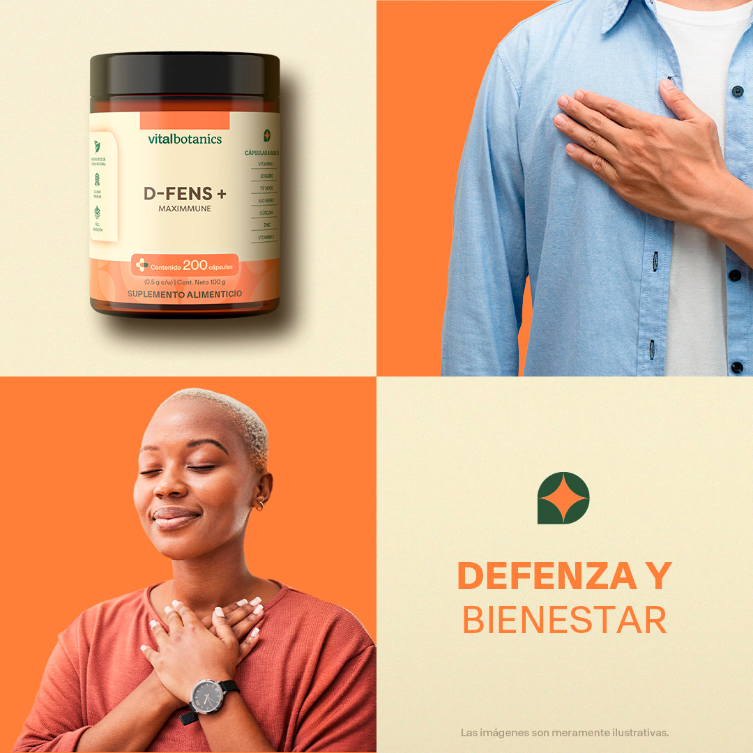Modo de uso D-FENS+ Maxximune Vitalbotanics – dosis recomendada diaria