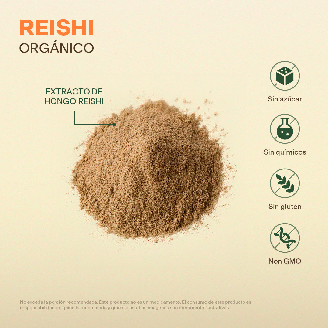 Hongo Reishi en polvo