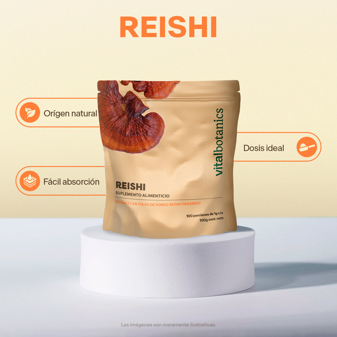 Hongo Reishi en polvo