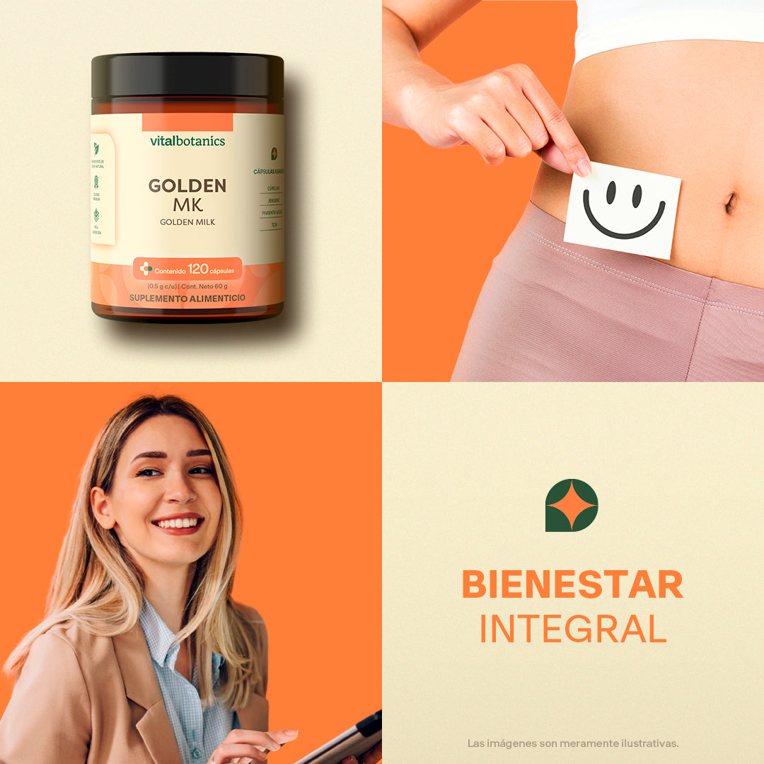 Ingredientes de Golden Milk – Cúrcuma, Jengibre, Pimienta Negra y Aceite de Coco natural