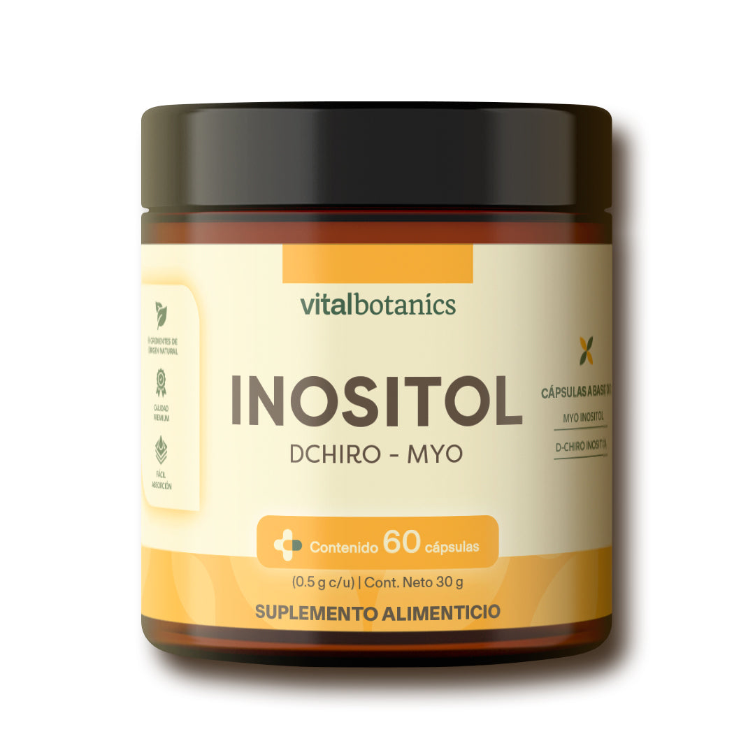 D-Chiro Inositol, Myo-Inositol en Cápsulas - VitalBotanics