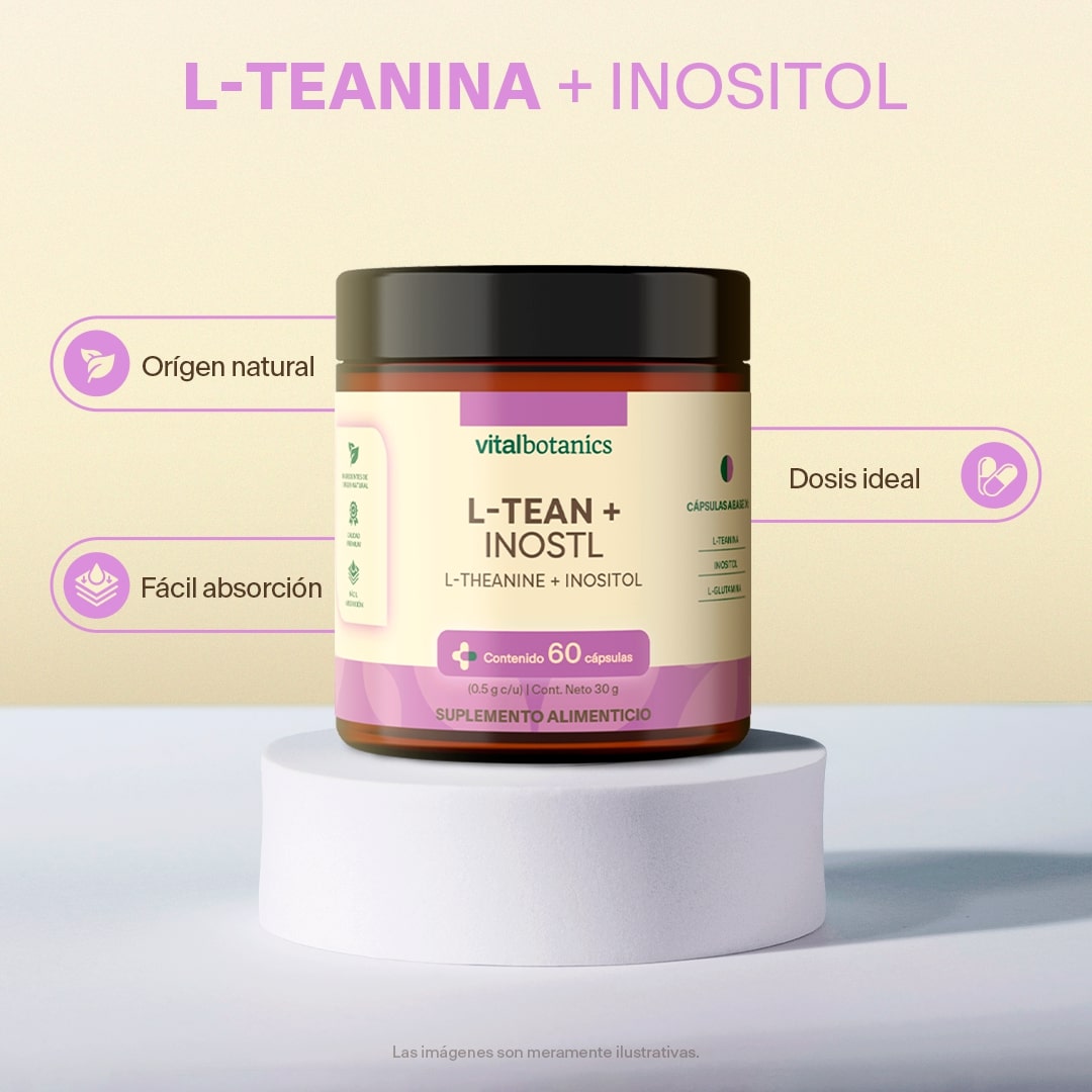 L-Teanina, Inositol en Cápsulas