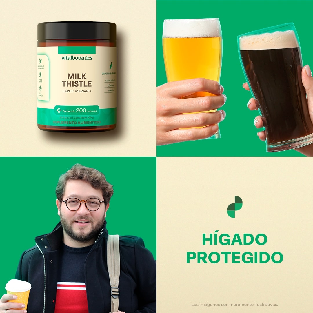 Milk Thistle, Cardo Mariano en Cápsulas