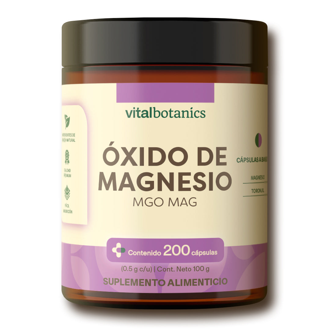 Óxido De Magnesio en Cápsulas - VitalBotanics