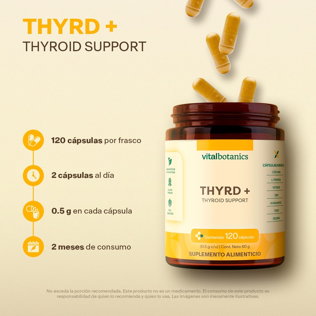 Soporte Para La Tiroides en Cápsulas