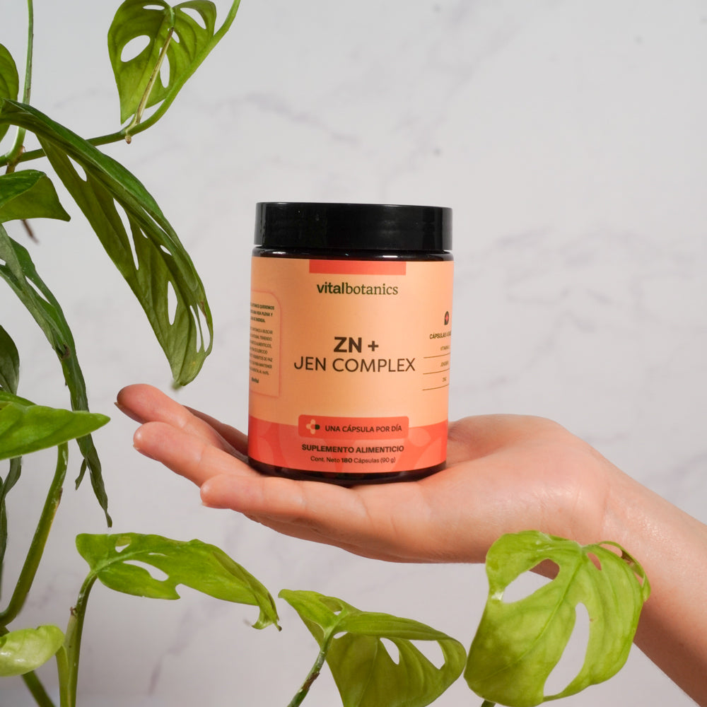 Complejo Vitamina C, Jenjibre, Zinc en Cápsulas - VitalBotanics