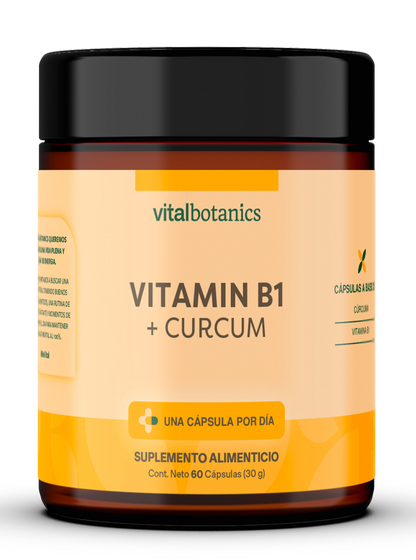 VITAMIN B1 + CURCUM | Vitamina B1 Tiamina + Curcúma