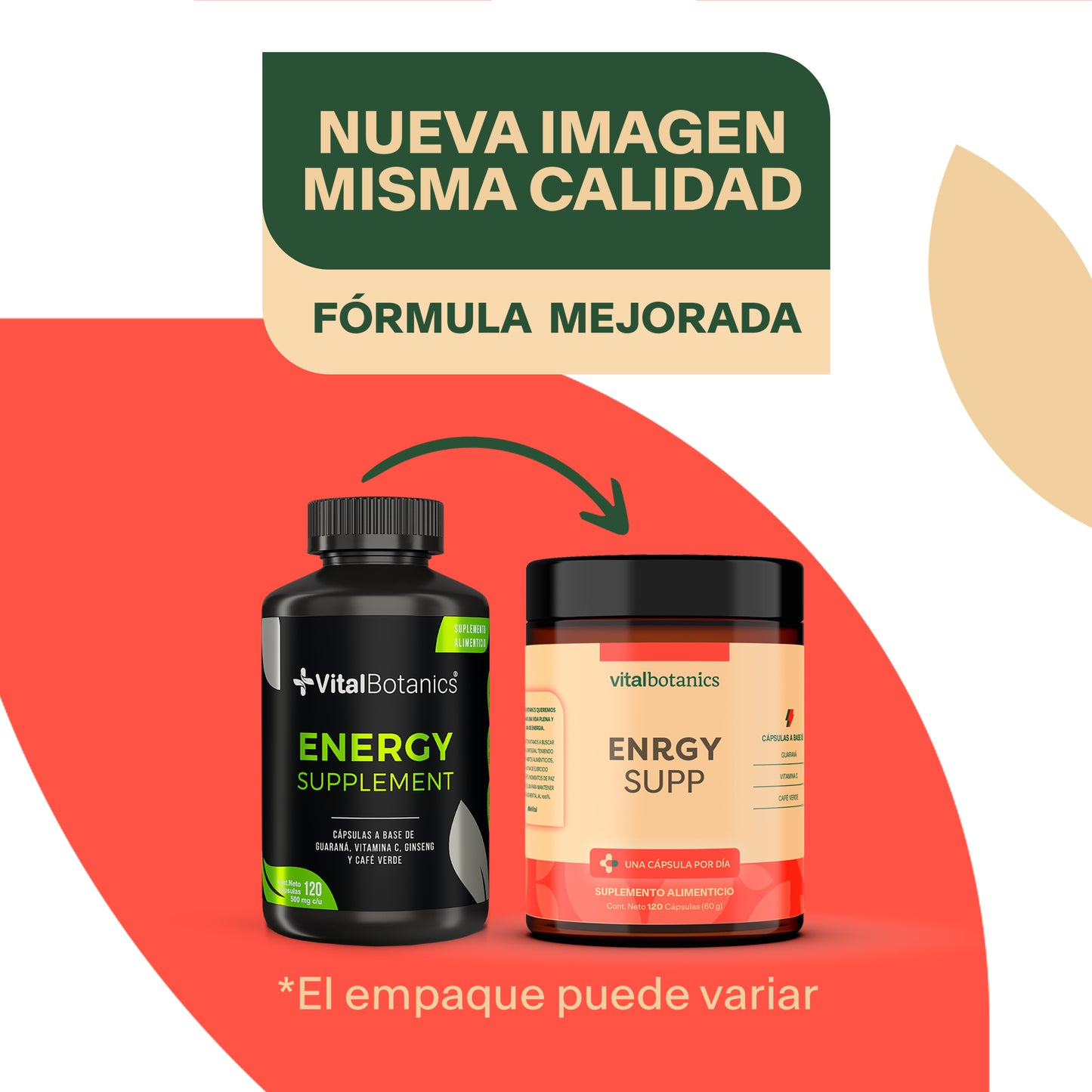 ENRGY SUPP | Guarana, Cafe Verde y Vitamina C