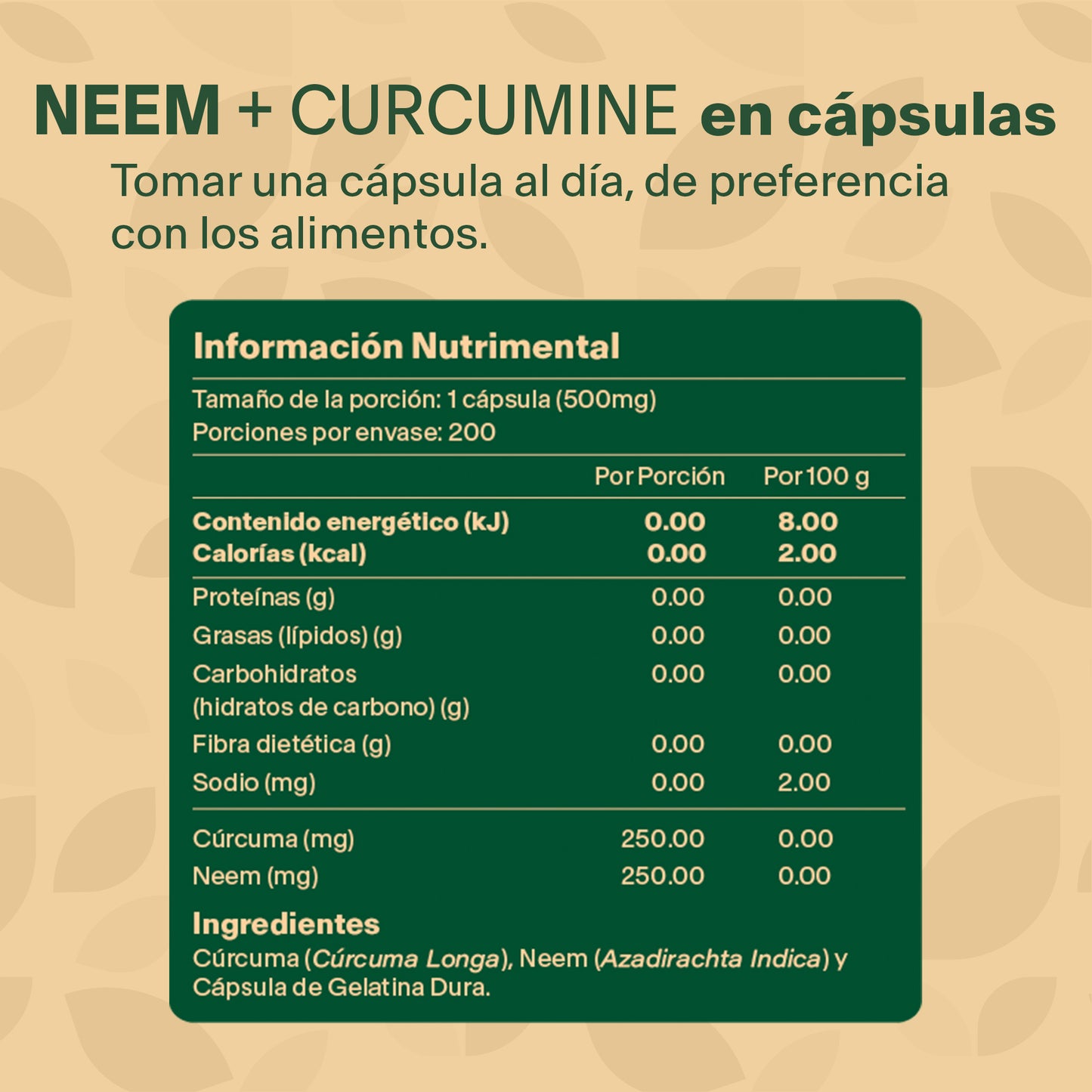 Neem + Cúrcuma