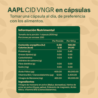 AAPL CID - VNGR | Apple Cider Vinegar