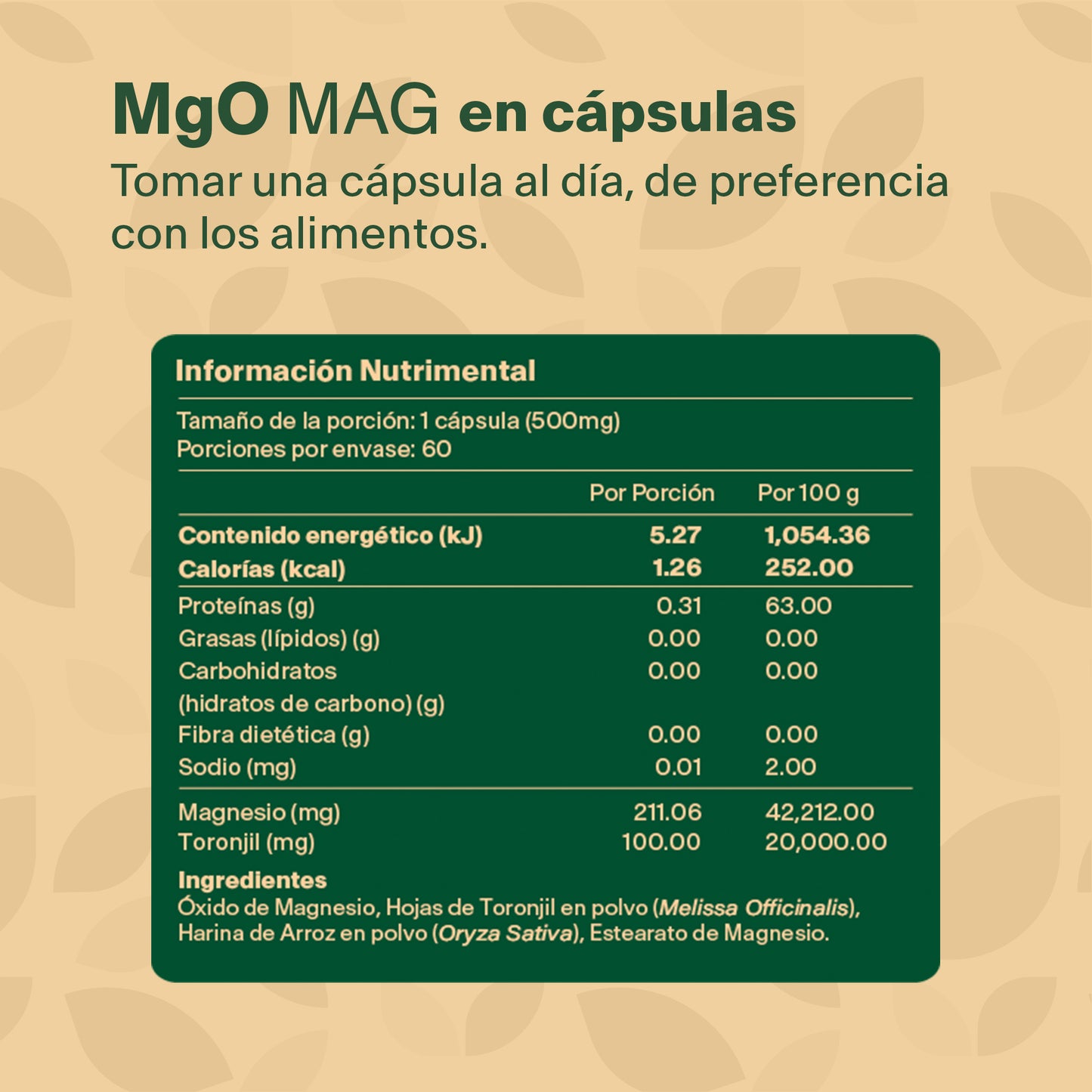MgO MAG | Óxido de Magnesio