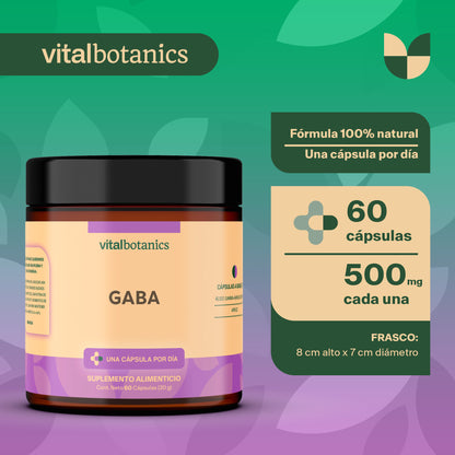 GABA + | 60 cápsulas de 500mg
