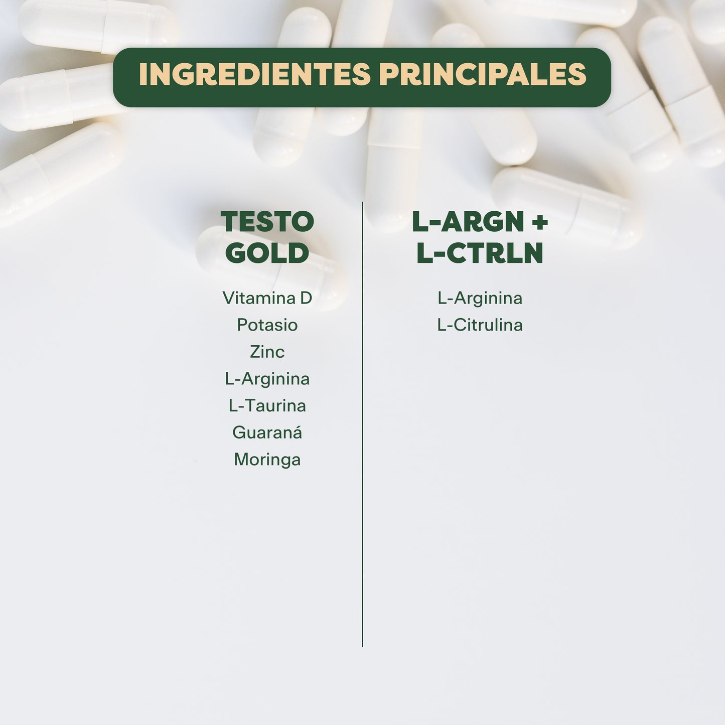 KIT PERFECT DUO MEN | POTENCIALIZADOR | T-STO GOLD, L-ARGININA + L-CITRULINA