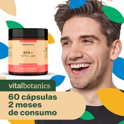 BTN + VIT E + JEN | Biotina + Vitamina E + Jengibre